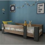 Newmod Touch Karyola Q4012-34 - 90 x 190 cm - Kahverengi