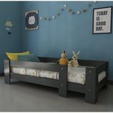 Newmod Touch Karyola Q4012-4 - 90 x 190 cm - Antrasit