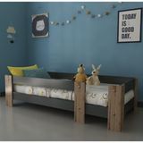 Newmod Touch Karyola Q4012-43 - 90 x 190 cm - Antrasit