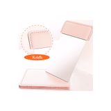 newnet GMN-16 Yeni Nesil Özel Kılıflı Mini Metal Ayna - Makyaj Aynası Pembe ( Metal Kasa )
