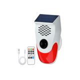 newnet Güneş Enerjili Solar Alarm 120dB Kablosuz Güvenlik Sireni | IP65 Su Geçirmez | USB Şarjlı | Yüksek Sesli Villa Garaj Alarmı-PM-26240