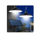newnet Güneş Enerjili Su Geçirmez 2 Ampullu Sarkıt Bahçe- Çardak Aydınlatması Kumandalı Sarkıt Lamba