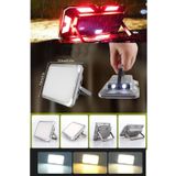 newnet KXK-686 Şarjlı Projektör 3 Renk Dim Ayarlı Lamba Led Projektör 50Watt 1000lümen Mıknatıslı
