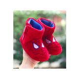 NewOneMall Spiderman Örümcek Adam CırtCırtlı Erkek Çocuk Panduf Kaydırmaz Taban Anaokulu Kreş EvBotu