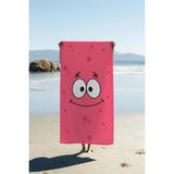 NEWORA Plaj Havlusu 160 x 80 cm (±5 Cm) Patrick Desenli Banyo, Sauna, Spor ve Seyahat Havlusu - Renkli - 80 x 160 cm