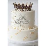 NEWPARİ Pasta Önü Yazısı İyi Ki Doğdun Gümüş Pleksi Yazı-Doğum Günü & Baby Shower Parti Konsepti