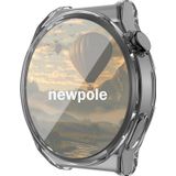 Newpole Huawei Watch GT3 Pro 46mm İçin Watch Ekran Koruyucu Kırılmaz Cam ve Tam Kaplayan Watch Kasa Koruyucu Kılıf Yüksek Hassasiyetli Kılıf Huawei Watch GT3 Pro 46mm ile Uyumludur