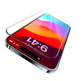 NewPole iPhone 16 Pro Max için Ekran Koruyucu ESD Antistatik Toz Tutmayan Tam Kaplayan Toz Korumalı Parmak İzi Karşıtı 9H Premium Temperli Apple iPhone 16 Pro Max için Kırılmaz Cam 9D Ekran Koruyucu