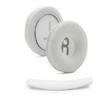 NewPole JBL İle Uyumlu Kulaklık Pedi Kafa Bandı ve 2 Adet Yumuşak Kulaklık Süngeri JBL Tune 450BT 460BT 500BT 510BT 520BT 600 T250 JR300 ile Uyumludur (Beyaz)