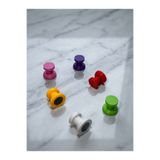 newsah Dekoratif Raptiye Magnet 6’lı Set | Buzdolabı, Ofis ve Manyetik Pano Magneti
