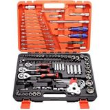 NewStar Tam Profesiyonel Germany 121 Parça Lokma Takımı Oto Tamirci Tam Set 1/2-3/8-1/4