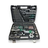 NewStar Tam Profesiyonel Germany 72 Diş Eğik Cırcır 121 Parça Lokma Takımı Oto Tamirci Tam Set 1/2-3/8-1/4