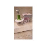 Newstore Home 3 Bıçaklı Çelik Basmalı El Rondosu Beyaz Plastik Hazneli Kullanım Kolaylığı