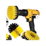 Newstore Home 3'lü Matkap Ucu Temizlik Fırça Seti Banyo Mutfak Jant Fayans Temizleme - 1,025 lt