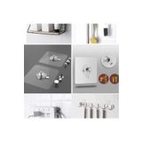 NEWSTORE HOME 4 Adet Yapışkan Çerçeve Resim Askısı Yapışkanlı Askı Paslanmaz Çelik Mutfak Banyo Ev Duvar Dekoru Çi