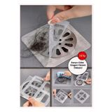 NEWSTORE HOME Banyo Duş Gider Süzgec,i Gider Saç Tüy Kıl Toplayıcı Kapak,Duş Gider Tıkanık Koruma Filesi 10 Adet