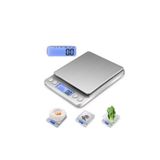 NEWSTORE HOME Dijital Hassas Elektronik Taşınabilir Terazi Tartı 2000 gr 0.1 gr Hassasiyetli