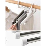 Newstore Home Katmanlı Askılık Hareketli Dolap İçi Pantolon Kravat Şal Askı Sistemi 33x23x4 cm
