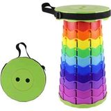 Newstore Home Teleskopik Tabure 45CM Kademeli Kamp Barbekü Balık Tutma Bahçe Piknik Tasinabilir Katlanır Tabure