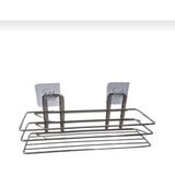 NEWSTORE HOME Vantuzlu Düz Metal Banyo Rafı