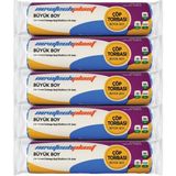 Newtechplast Çöp Torbası Büyük Boy Mavi 65x80 cm 10'lu x 5 - 65 x 80 cm
