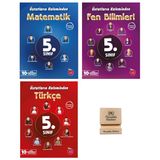 Newton 5. Sınıf Üstatların Kaleminden Matematik Fen ve Türkçe 3lü Set Denemeleri + Telefon Standı