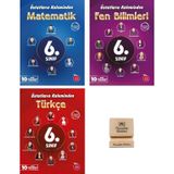 Newton 6. Sınıf Üstatların Kaleminden Matematik Fen ve Türkçe 3lü Set Denemeleri + Telefon Standı