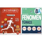 Newton 8.Sınıf Türkçe Kondisyon+Fenomen 8A Türkçe (2 Kitap)