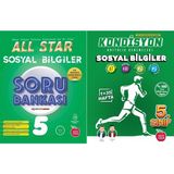Newton Yayınları - 5. Sınıf All Star Sosyal Bilgiler Soru Bankası + Kondisyon Sosyal Bilgiler Deneme 37 Hafta 2'li Set