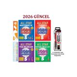 Newton Yayınları 5. Sınıf All Star Tüm Dersler Soru Bankası Seti 4 Kitap+Tikky 0.7 Uçlu Kalem Seti+Sezgistore Ayraç