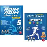 Newton Yayınları (5. Sınıf) Matematik Adım Adım Zirveye Etkinlikli Konu Anlatımlı Soru Bankası / Kondisyon Deneme 37 Hafta - Tür
