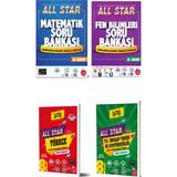 Newton Yayınları 8. Sınıf All Star Matematik - Fen Bilimleri - Türkçe – T.C. İnkılap Tarihi ve Atatürkçülük Soru Bankası