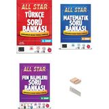 Newton Yayınları 8.sınıf Allstar Türkçe Matematik Fen Bilgisi Soru Bankası 2026 Lgs +Telefon Tutucu+Çözüm Ayracı - Video Çözümlü