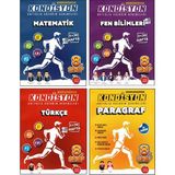 Newton Yayınları 8. Sınıf LGS Matematik - Fen Bilimleri - Türkçe - Paragraf Kondisyon Denemeleri 4 Kitap