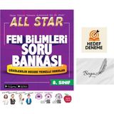 Newton Yayınları 8.sınıf Newton All Star Fen Bilimleri Soru Bankası Hedef Deneme LGS Sınavına Hazırlık Kitabı