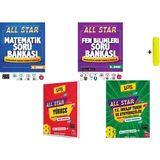 Newton Yayınları LGS 8. Sınıf All Star Matematik – Fen Bilimleri - Türkçe ve T.C. İnkılap Tarihi ve Atatürkçülük Soru Bankası 4'lü Set