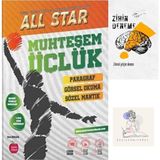 Newton Yayınları LGS Allstar Muhteşem Üçlük Paragraf-Görsel Okuma-Sözel Mantık+Zihin Deneme-Nw-1002