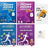 Newton Yayınları LGS Matematik-Fen Adım Adım Zirveye Ve Kondisyon Deneme+Zihin Deneme-Nw-515