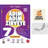 Newton Yayınları Newton 7.sınıf Fen Bilimleri Soru Bankası Hedef Deneme Adım Adım Zirveye LGS Hazırlık