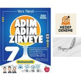 Newton Yayınları Newton 7.sınıf Matematik Soru Bankası Hedef Deneme Adım Adım Zirveye LGS Hazırlık