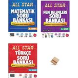 Newton Yayınları Newton Lgs 2027 8. Sınıf All Star Matematik Fen Bilimleri ve Türkçe 3lü Soru Bankası + Telefon Standı