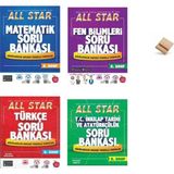 Newton Yayınları Newton Lgs 2027 8. Sınıf Matematik Türkçe Fen ve Inkılap 4lü Set All Star Soru Bankası + Telefon Standı