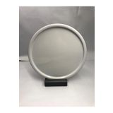 NEWTREND Züccaciye 30 Cm Mat Gri Metal Yuvarlak Çay, kahve, pasta Servis Tepsisi Dekoratif sunum Tepsisi