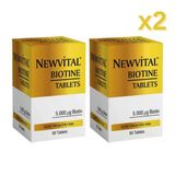 Newvital Biotin 60 Tablet X2 Adet