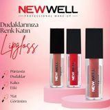Newwell 01/02/03 Lipgloss Seti - toprak kırmızı