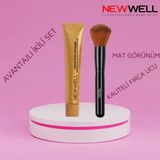 Newwell Derma Yogun Kapatıcı 01 - Allık Fırçası Avantajlı Set - Light Peach