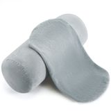 Newwiee 2 Adet Servikal Boyun Rulo Yastık Kılıfı 45,7 x 18,7 cm Yuvarlak Yastık Kılıfları Fermuarlı Silindir Boyun Rulo Yastık Kılıfı Yumuşak Yastık Kılıfları Ev Ev Dekoru için Silindirik Yastık