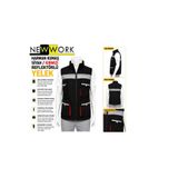 Newwork HARMAN KUMAŞ YAZLIK REFLEKTÖRLÜ SİYAH İŞ YELEĞİ
