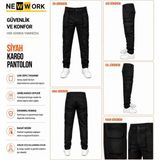 Newwork Likralı Taktik Yazlık Pantolon - Siyah - 2XL