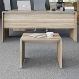 Newyork Dikdörtgen Sehpa - Tori Doğal ahşap doku Geniş ve Kullanışlı Geniş Estetik Pabuçlar 60 x 43 x 40 cm (Genişlik x Yükseklik x Derinlik)